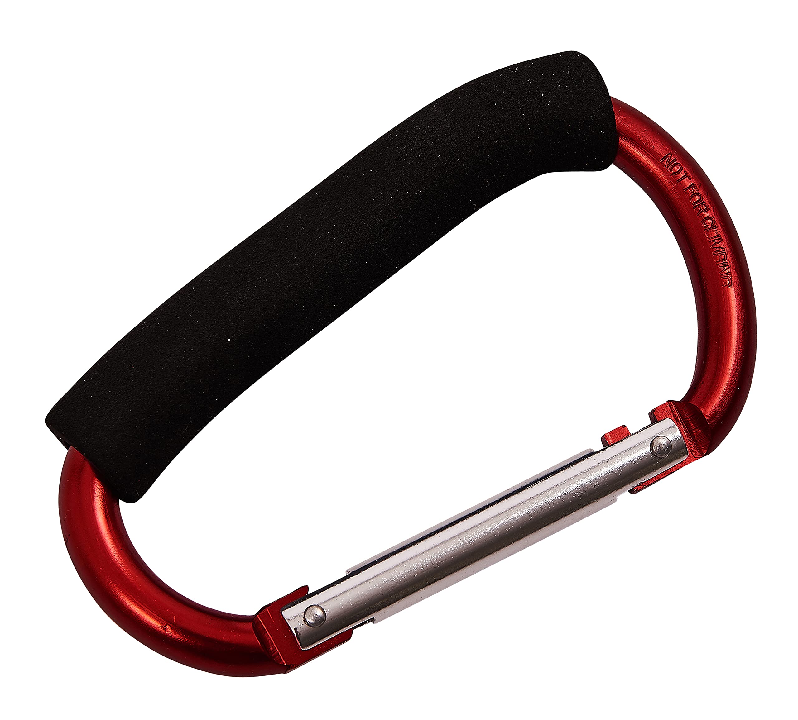 Amtech Jumbo Aluminium Hook, Lightweight with Cushion Grip and Spring Closure, for Carrying Paint Tins, Tool Bags and Cables.