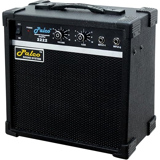 PALCO 2222 15 Watt Guitar Combo Amplifier, Black