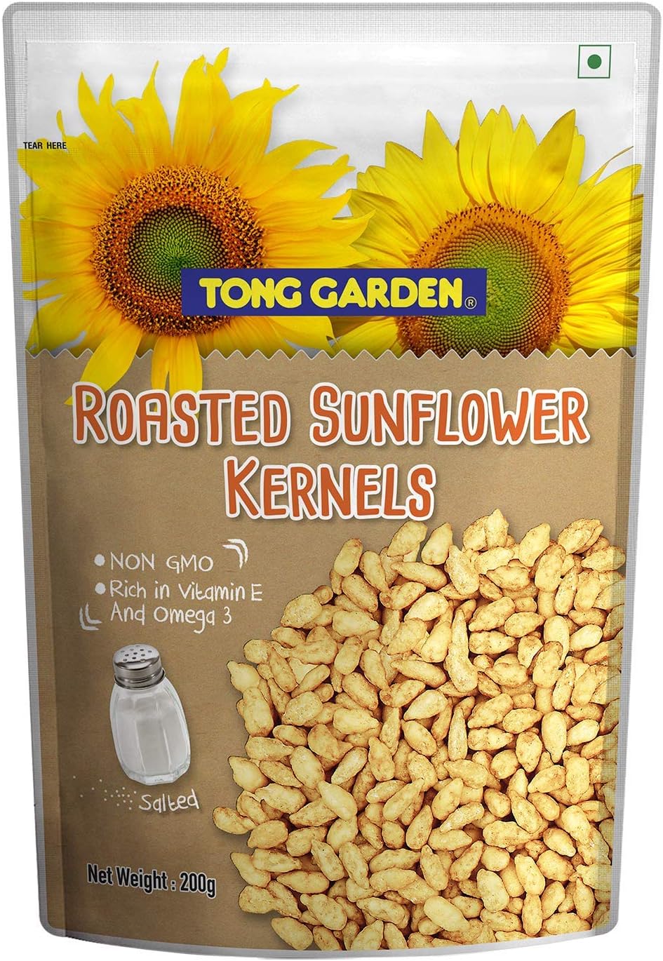 Tong Garden Roasted Sunflower Kernels 200g Pouch