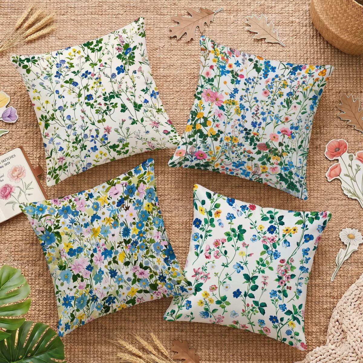Housse de coussin extérieur imperméable 65x65 pour canapé salon de jardin