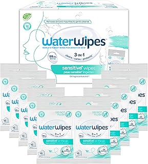 WaterWipes Beauty Box, Sensitive+ On-The-Go F...