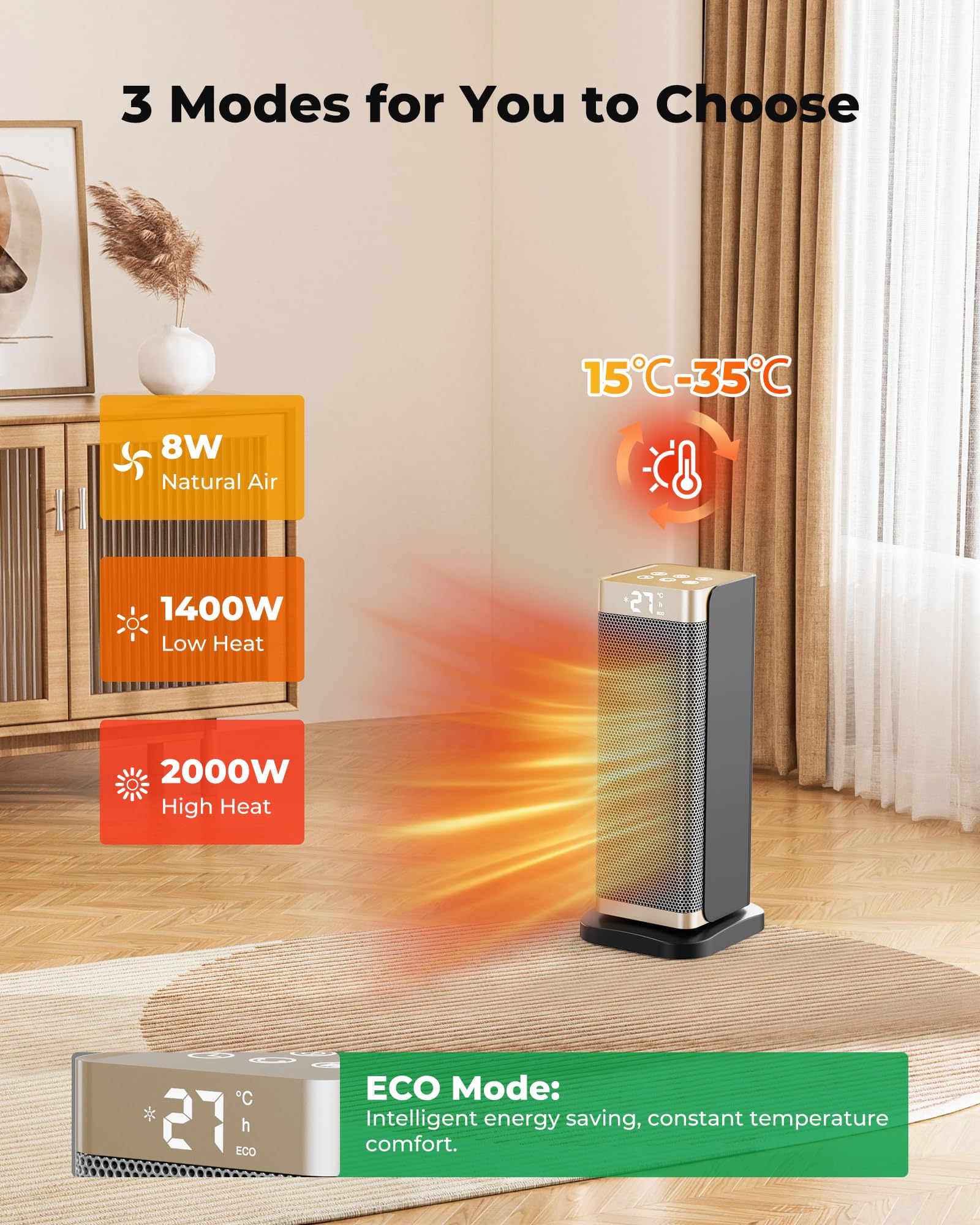 Beste elektrische kachel van 2026 | Consumenten Vergelijk Beste elektrische kachel van 2026 | Consumenten Vergelijk