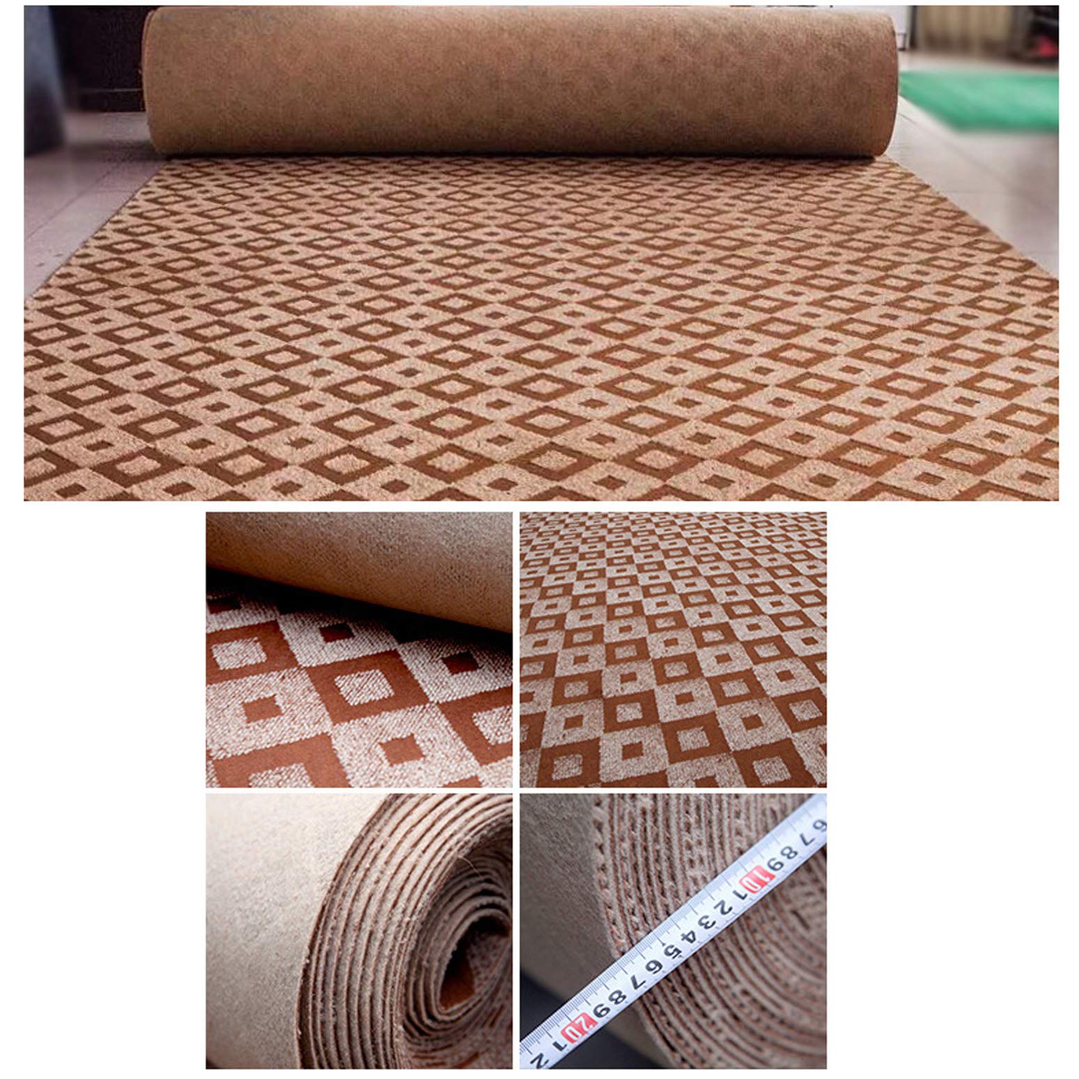 Dywanik kuchenny chodnik podłogowy, długi gumowy bieżnik, trwały, odporny na zabrudzenia, odpowiedni do kuchni i łazienki-60 x 240 cm