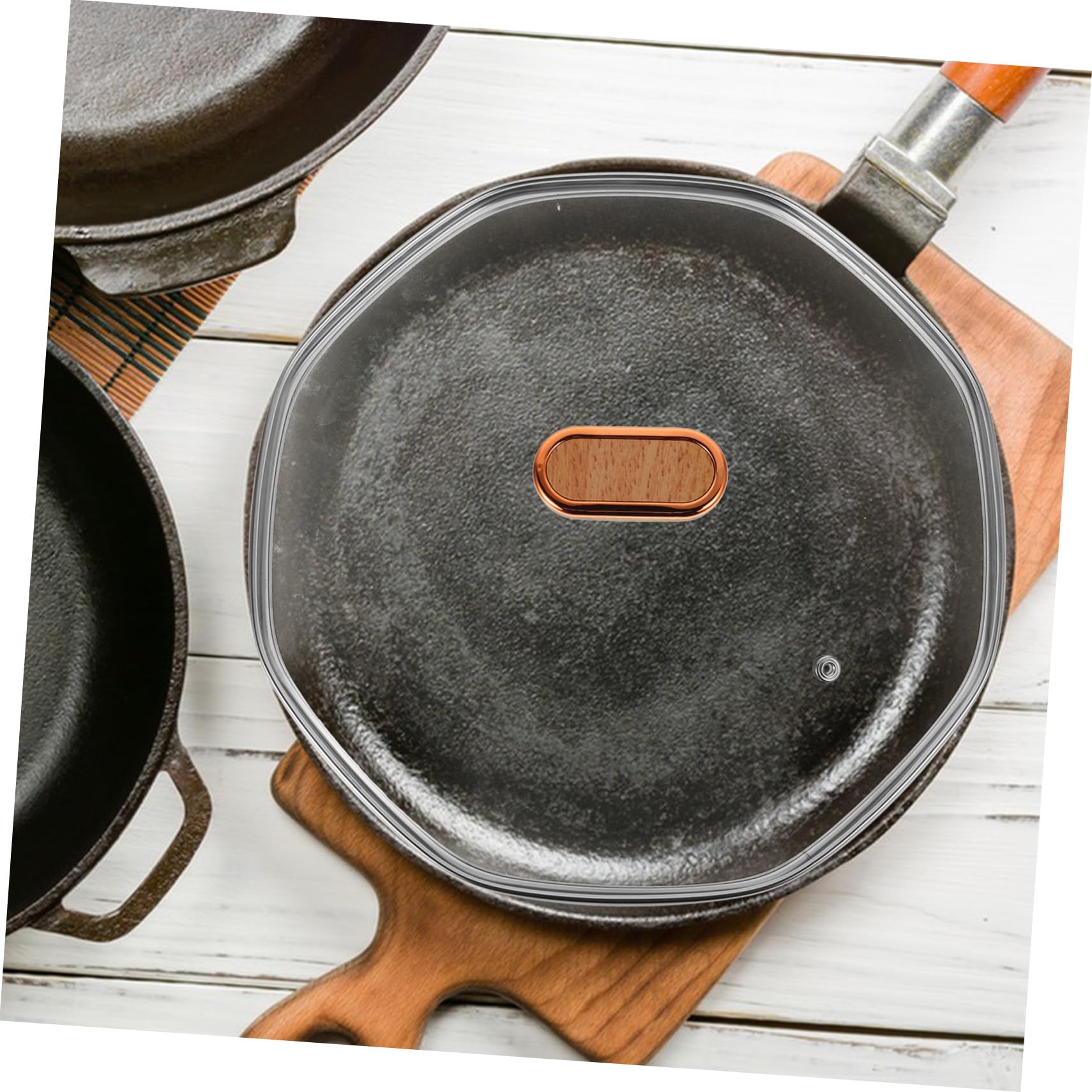 Coperchio in Vetro Temperato 32cm per Padelle Wok e Pentole