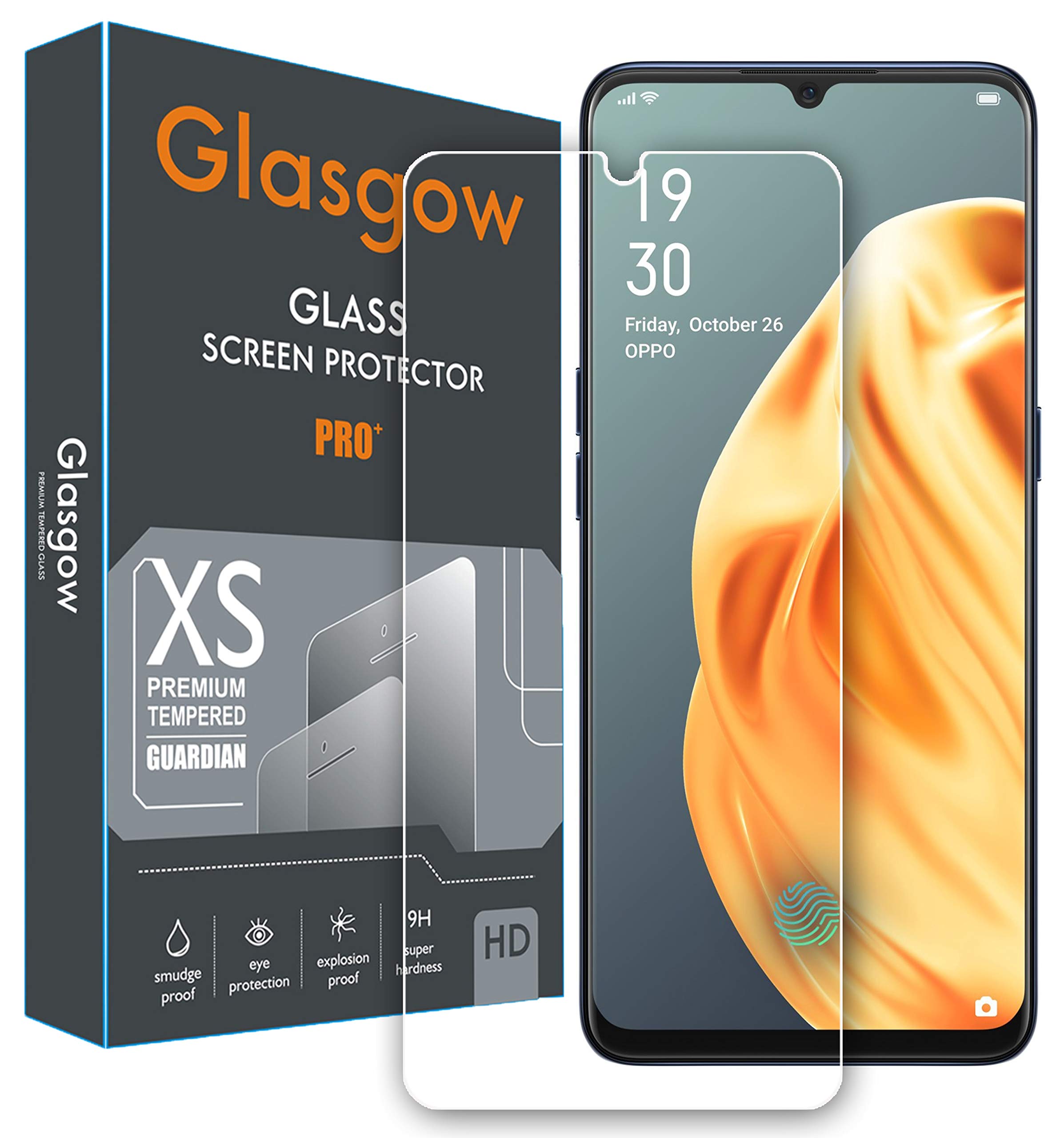 Glasgow Full Protection Tempered Glass for Vivo V25 5G [Anti-Scratch] [Gorilla] [Free Cleaning Kit Included] (B0BGBF9SYQ) Amazon Price History, Amazon Price Tracker