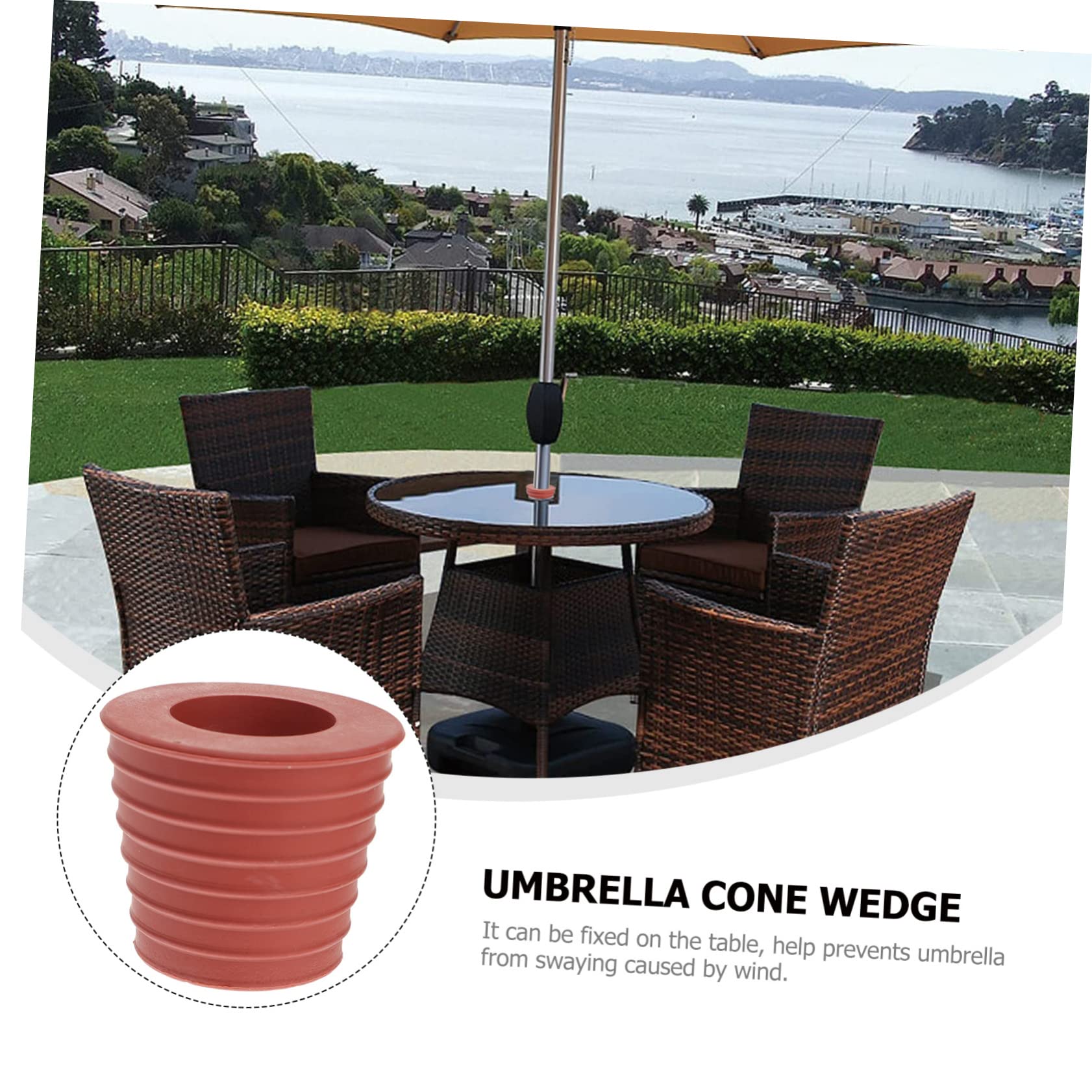 cone wedge for patio umbrella Amazon.com : HAKIDZEL Outdoor Umbrella Base Cover Rubber Cone Wedge for  Patio Table Hole Easy Install Durable Material : Patio, Lawn & Garden