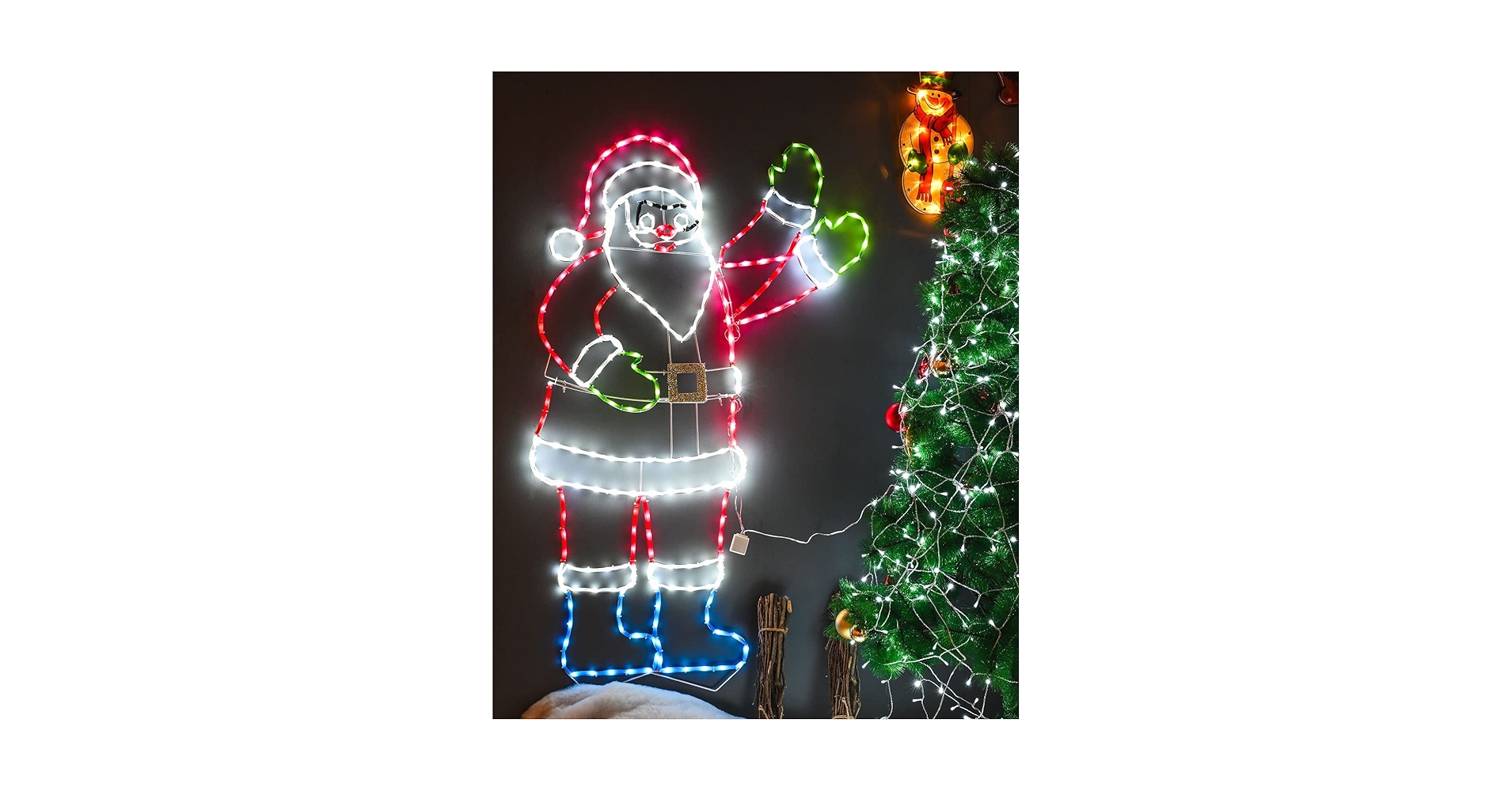 Amazon.com: ZHOUDUIDUI 5FT 273 LED Santa Claus Light