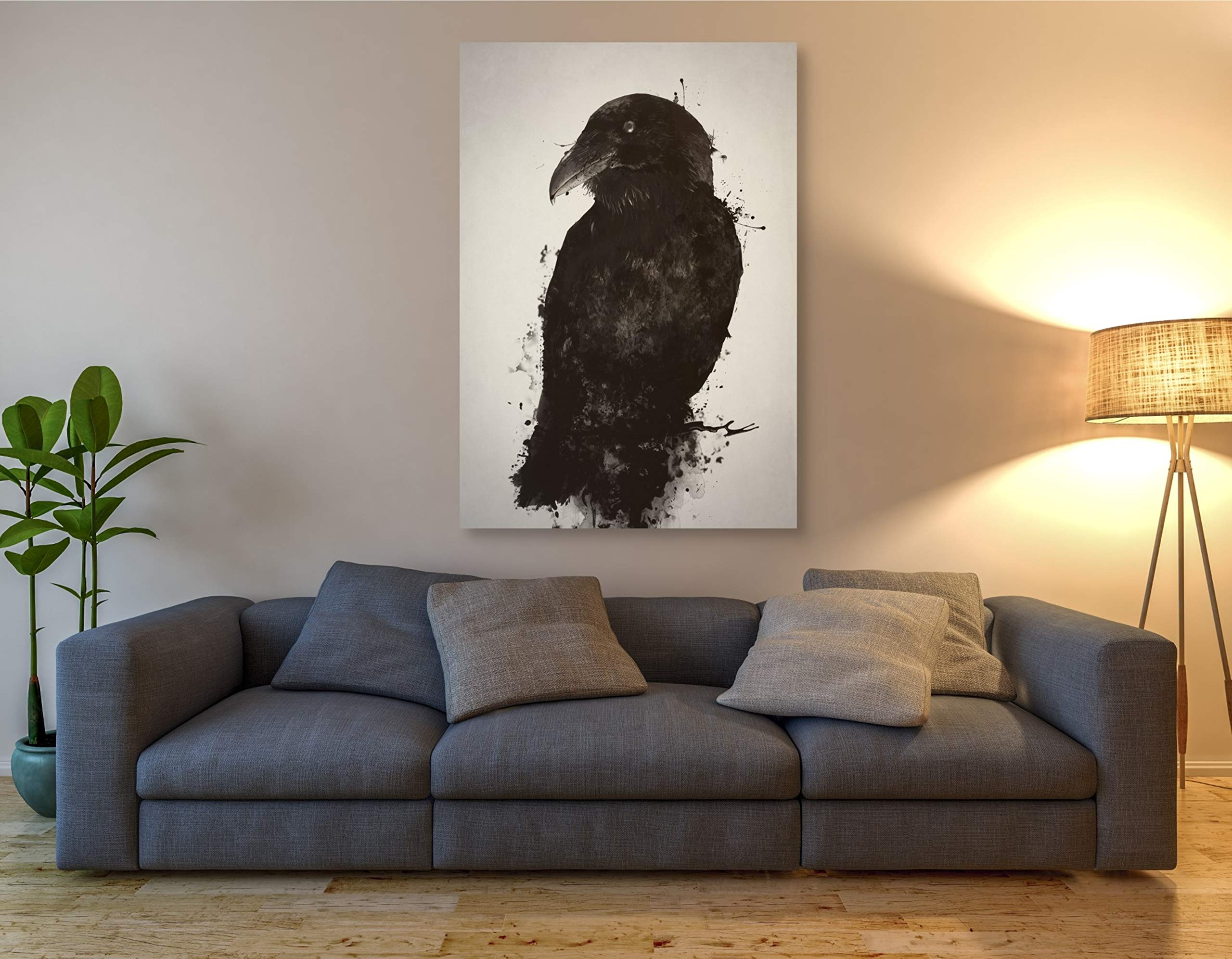 Cortesi Home 'The Raven' by Nicklas Gustafsson, Canvas Wall Art, 40