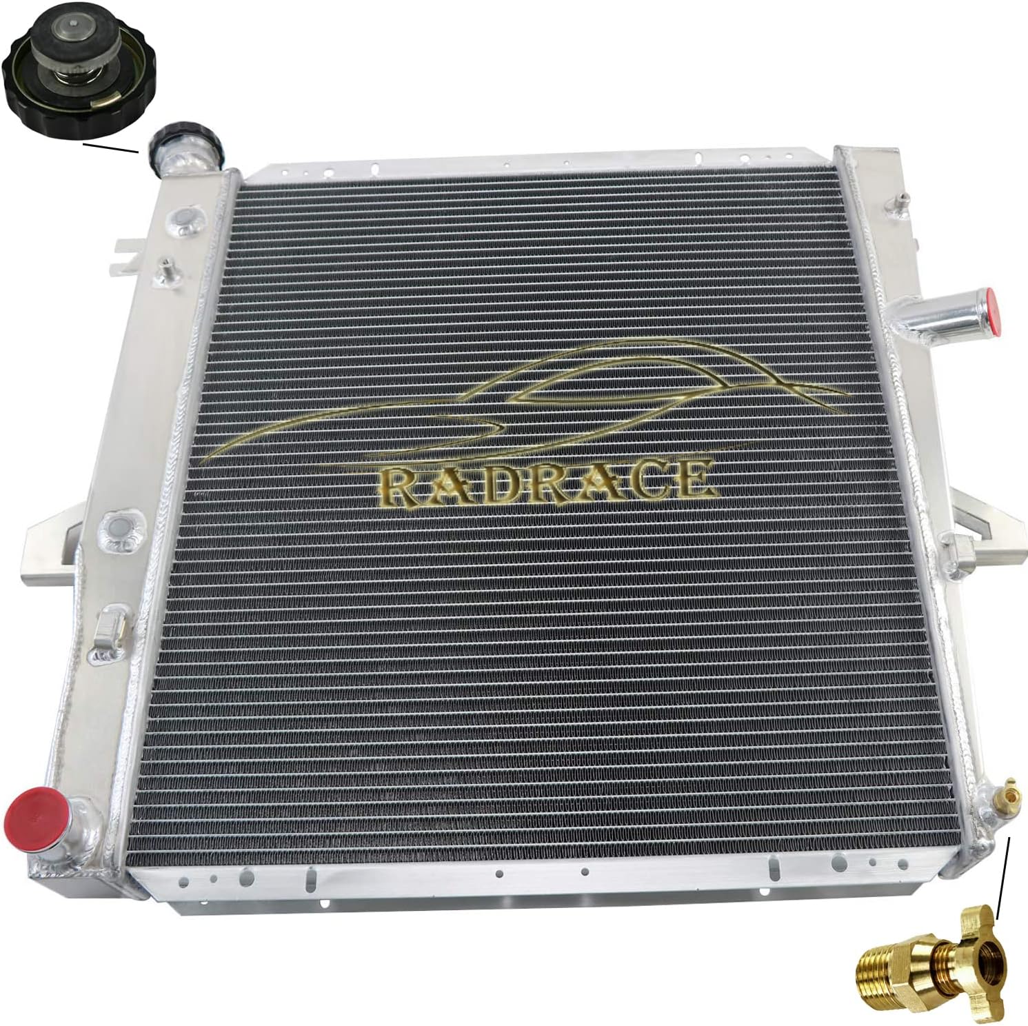 3 Row Aluminum Radiator For 1998-2011 Ford Explorer Ranger F100 Explorer Sport Mazda B3000 Mercury V6 3.0 4.0L 99 01 02 03 04 05 06 07 08 09 10 Radiators