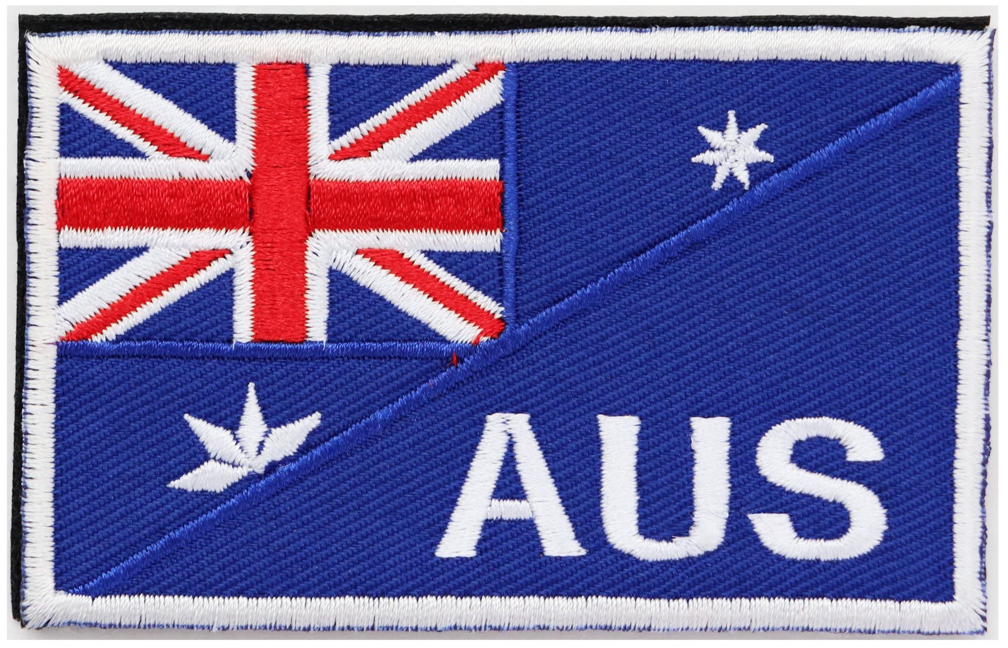 Amazon.co.jp: ワッペン オーストラリア 国旗 AUS マジックテープ