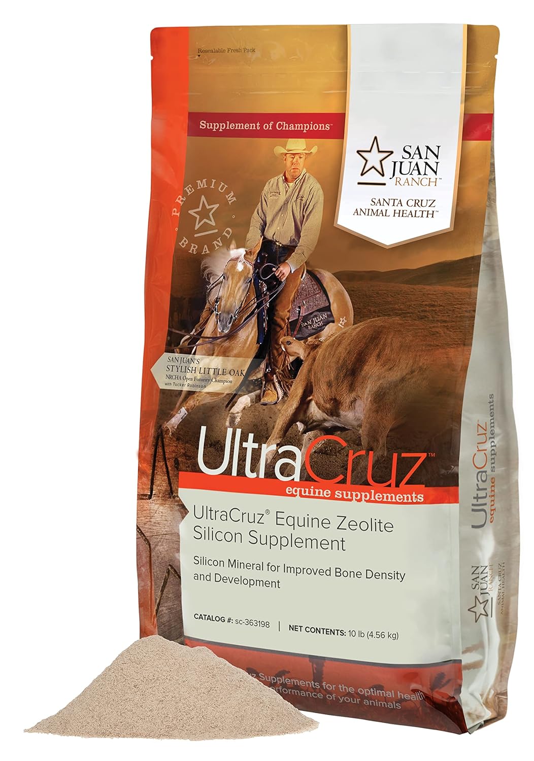 UltraCruz – sc-363198 Equine Zeolite Silicon Supplement for Horses, 10 lb, Powder (25 Day Supply)