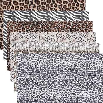 花柄の刺繍の生地⬛️カット売りでハンドメイドのヒョウ柄生地、合皮レザー生地 my-mama_88304-2