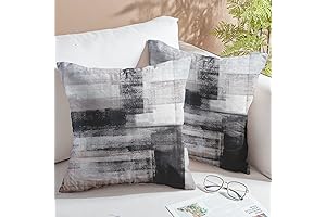 Stylish Grey and Black Abstract Throw Pillows Enhance Your Decor