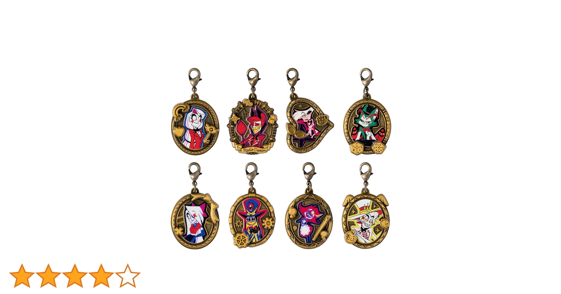 Amazon | [hazbin hotel] トレーディングメタルチャーム Smiling（全8