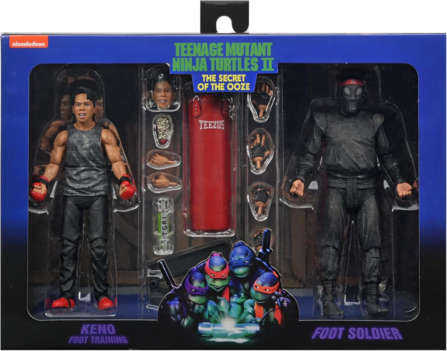 RE-EL Toys - TMNT 2-7" Scale Action Figure - Foot Training Keno & Foot Soldier