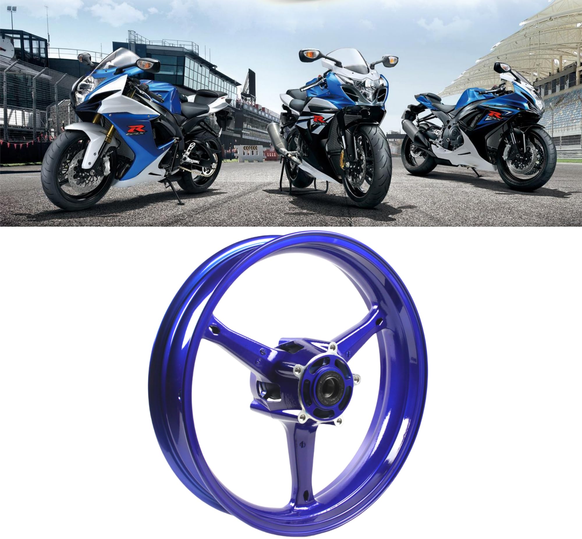 Front Wheel Rim for Suzuki GSXR 600 750 2006 2007 K6 K7 / GSXR