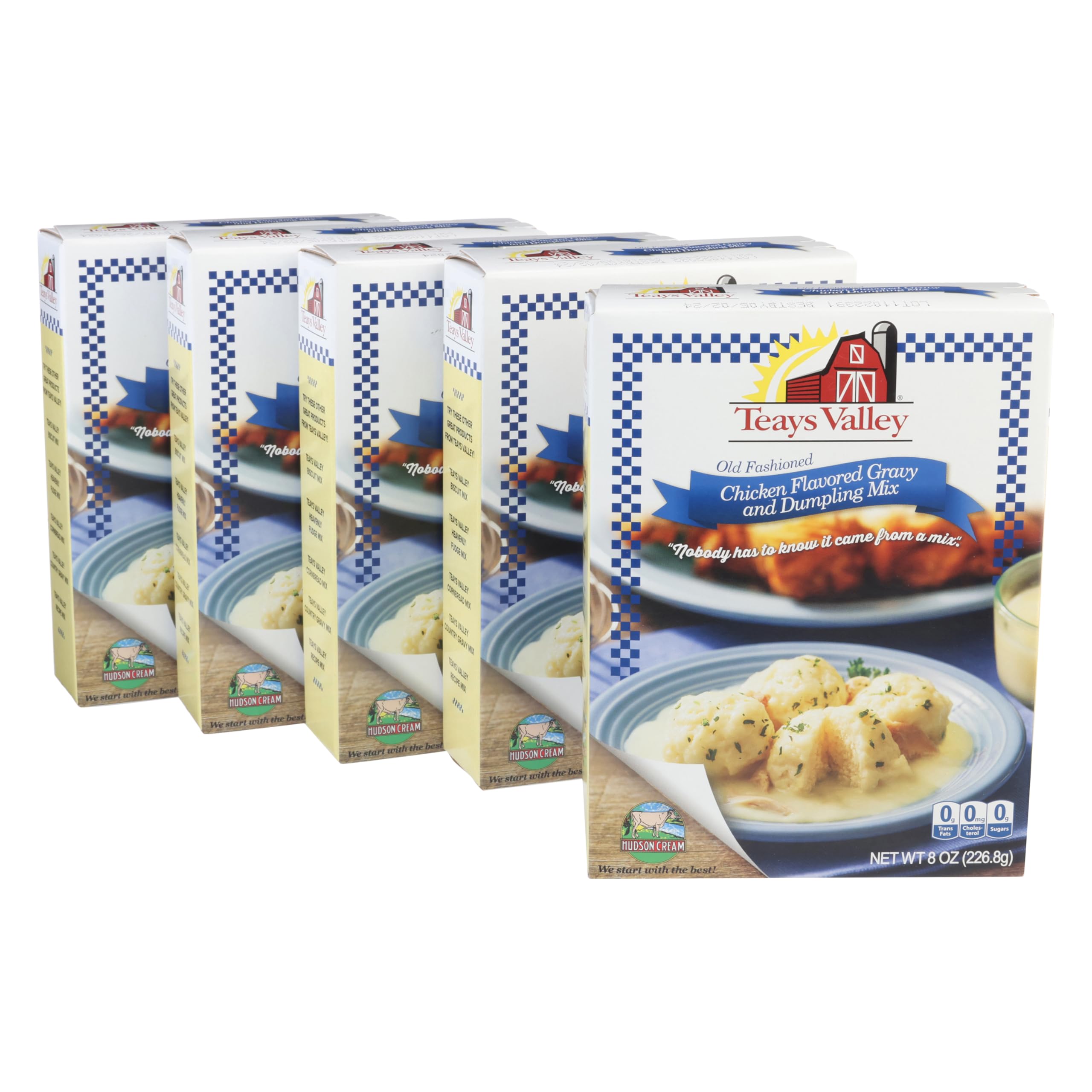 Teays Valley Old Fashioned Chicken Flavored Gravy and Dumpling Mix (Pack of 5)