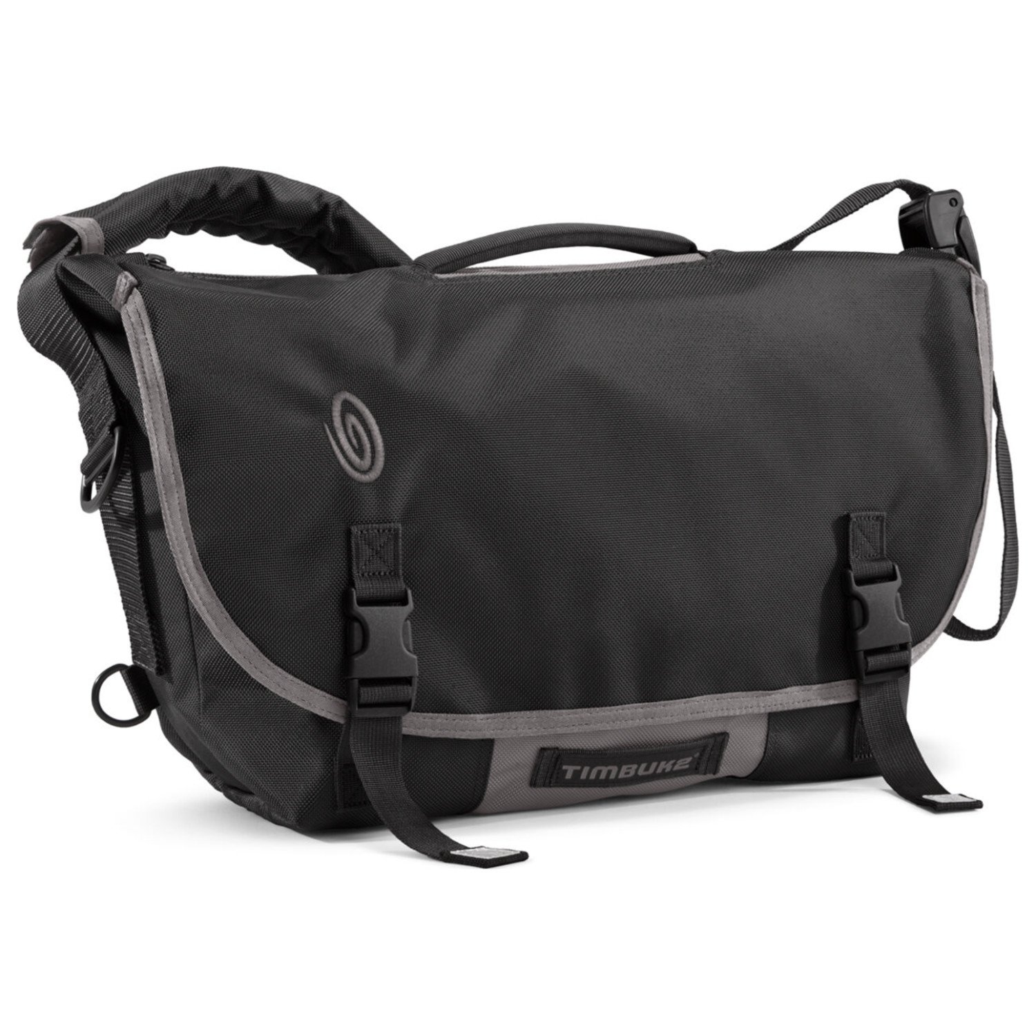 Timbuk2 D-Lux Messenger Bag - Large - Black/Gunmetal with Free 13" Laptop Case