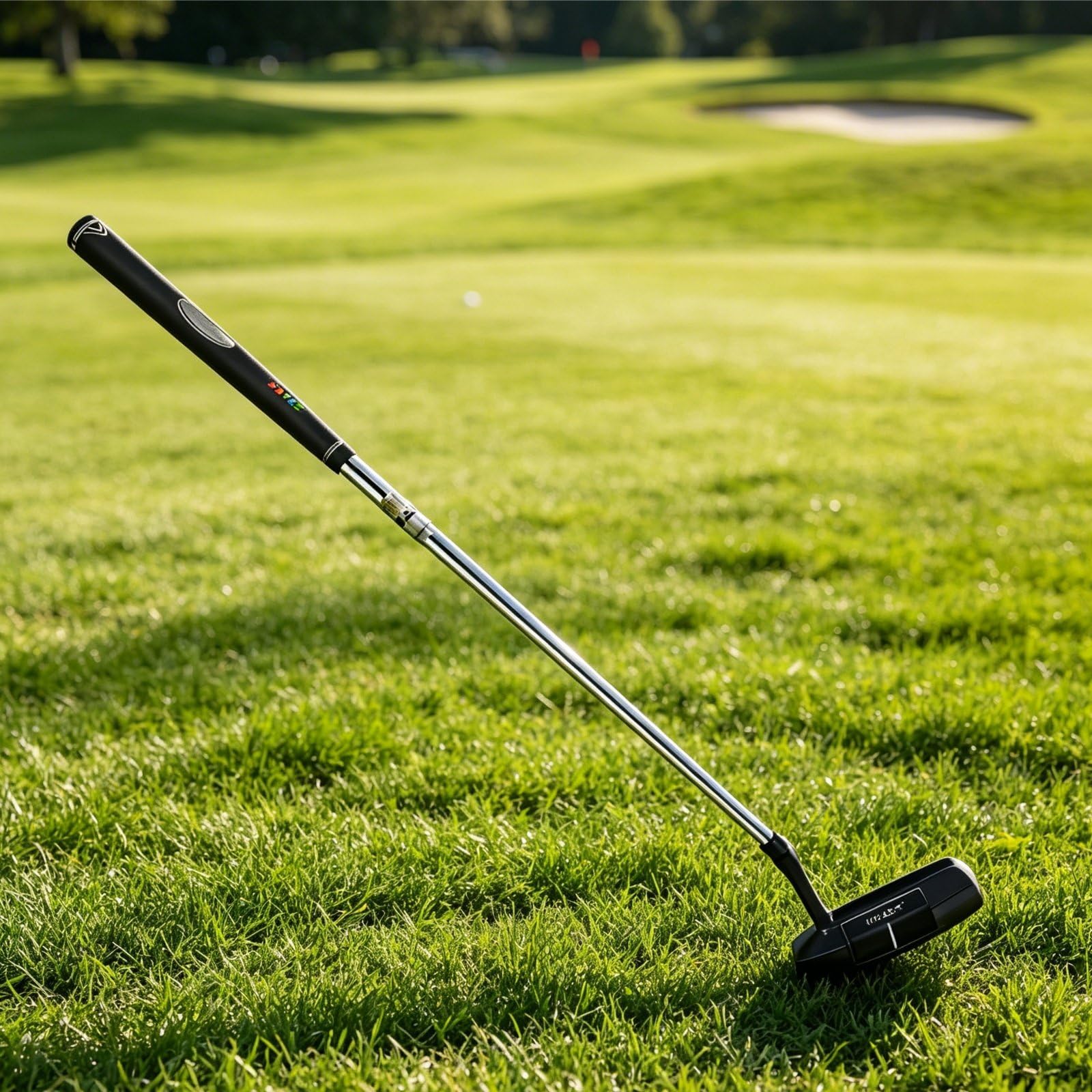 Golf Putter Mallet Putter Trainingsschläger Golfschläger Putterkopf aus Zinklegierung Und Edelstahlschaft mit Zielhilfe Stabiler Balanceform für