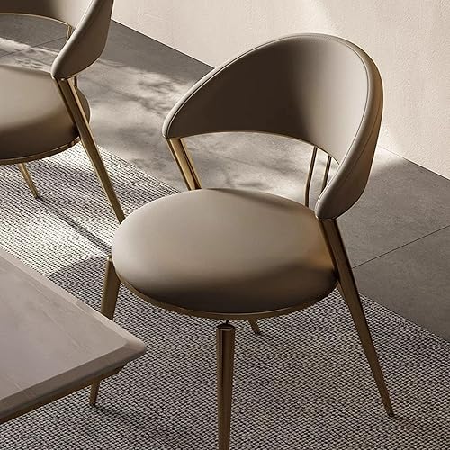 Miniatura 4 de JKGHK - Juego de sillas de comedor de 124, sillas de cocina con respaldo curvo, silla de sala de estar sin brazos, silla de cocina con almohadillas