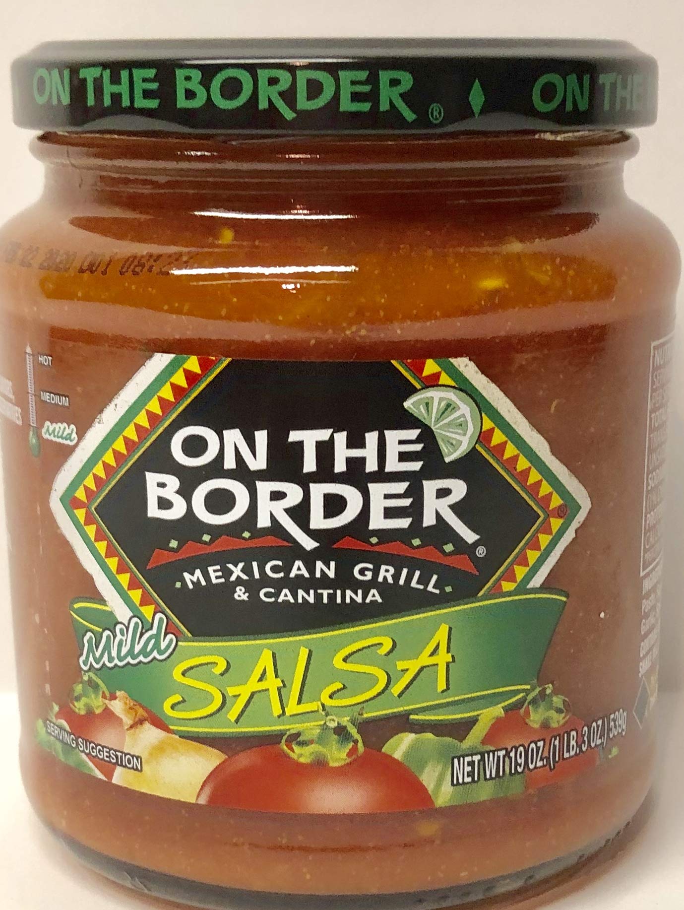 On The Border Salsa (Mild) 19 ounce Each (2 Pack)