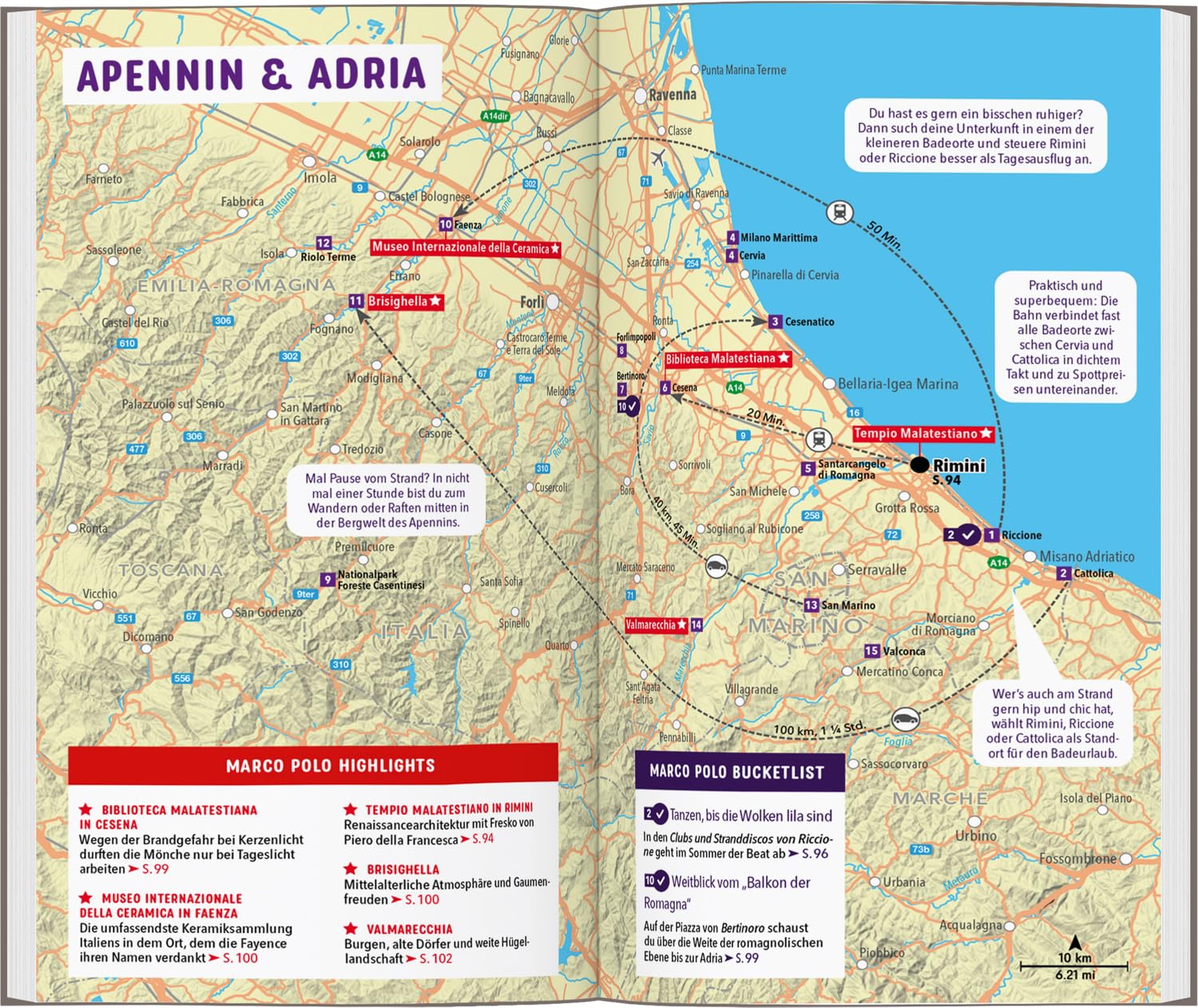 MARCO POLO Reiseführer Emilia-Romagna, Bologna, Parma, Ravenna: Reisen mit Insider-Tipps. Inkl. kostenloser Touren-App