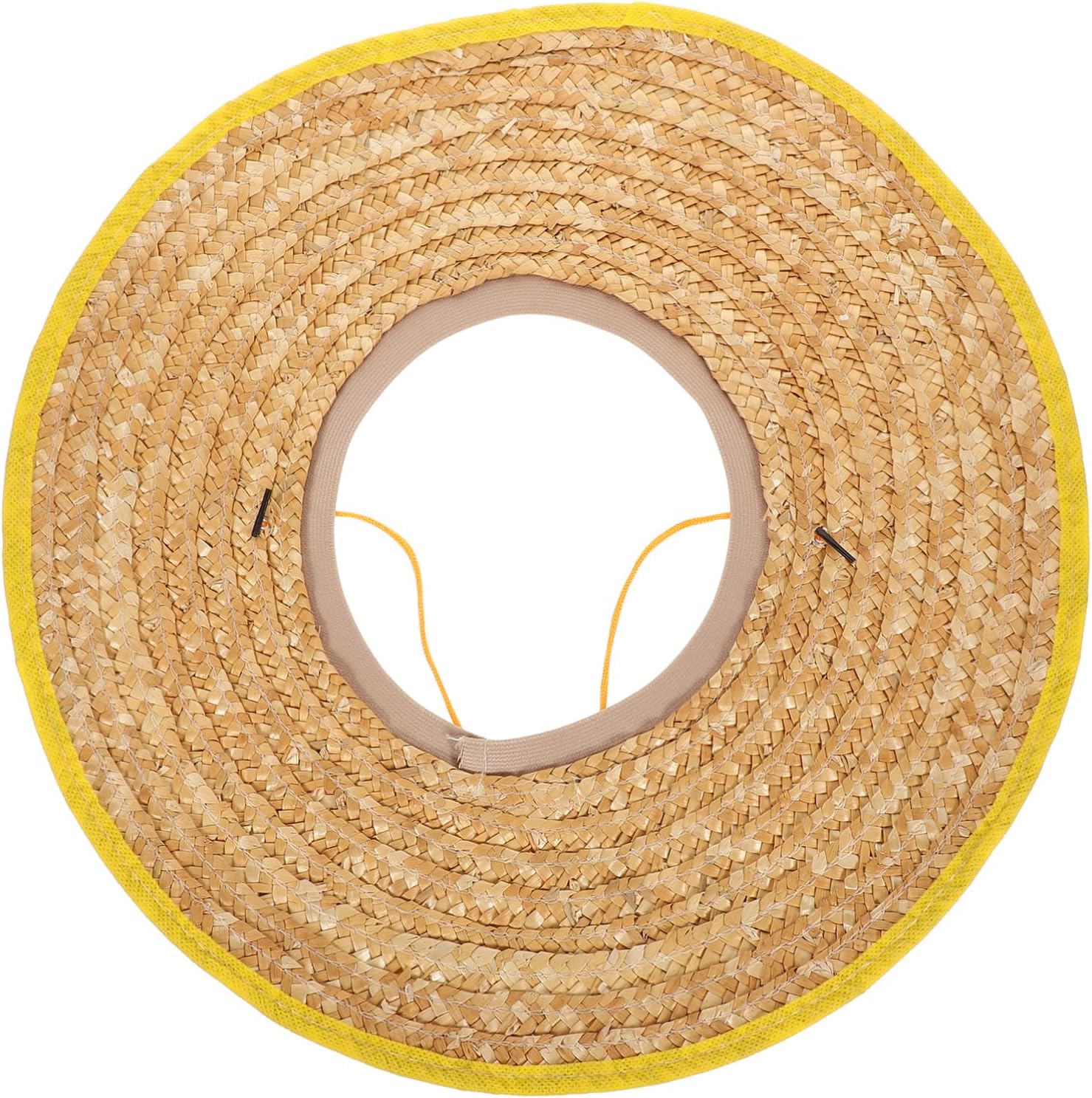 DOITOOL 3pcs Construction Hard Hat Sun Shade Visor Breathable Straw Helmet for Outdoor Work Gardening and Camping Full Brim Design for Uv Shielding and Comfort