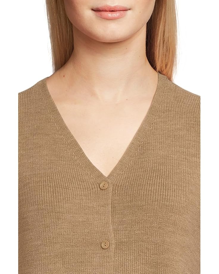 Eileen Fisher Merino V-neck Vest - #4 of 5