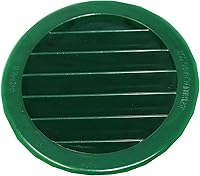 Vista 5 de Cubierta redonda de rejilla de rejilla de plástico de 4 pulgadas para rejilla de ventilación de reptiles (1, blanco)