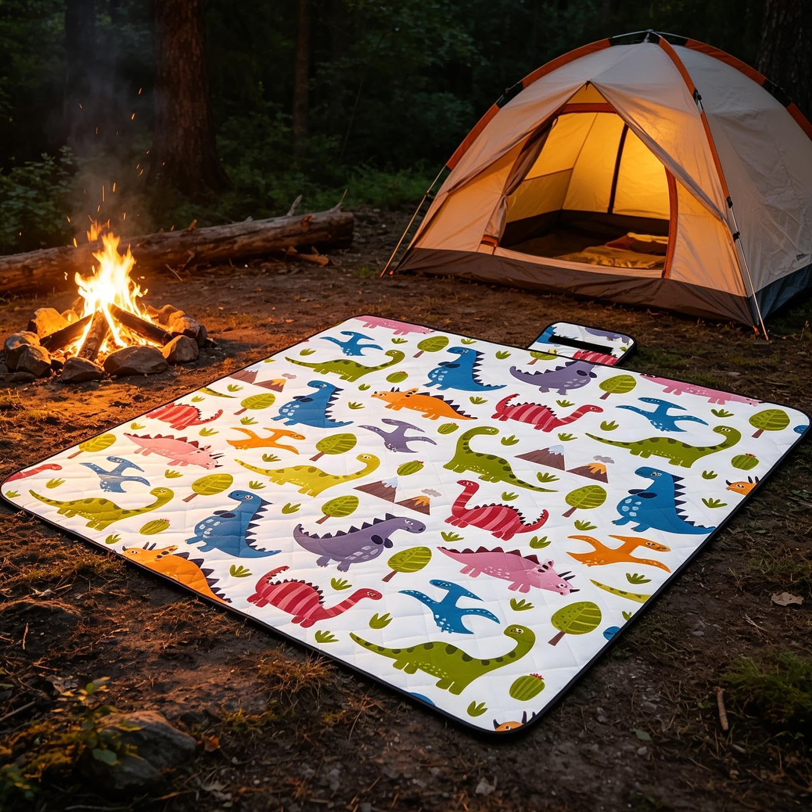 Coperta Da Picnic Outdoor Impermeabile, Extra Large, Pieghevole, 200 x 200