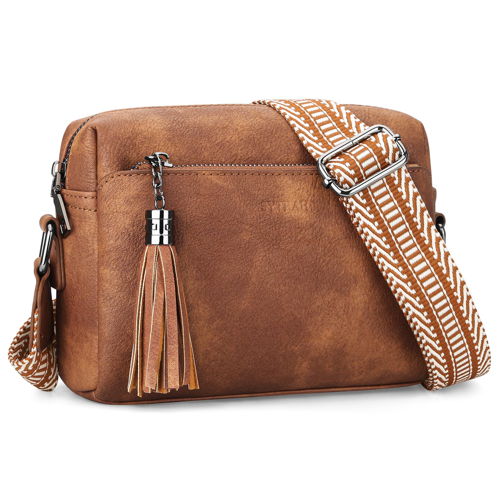 SYTRAH Crossbody Bags for Women, Lightweight Crossbody Purse, Soft Leather Purses for Women Shoulder Handbags