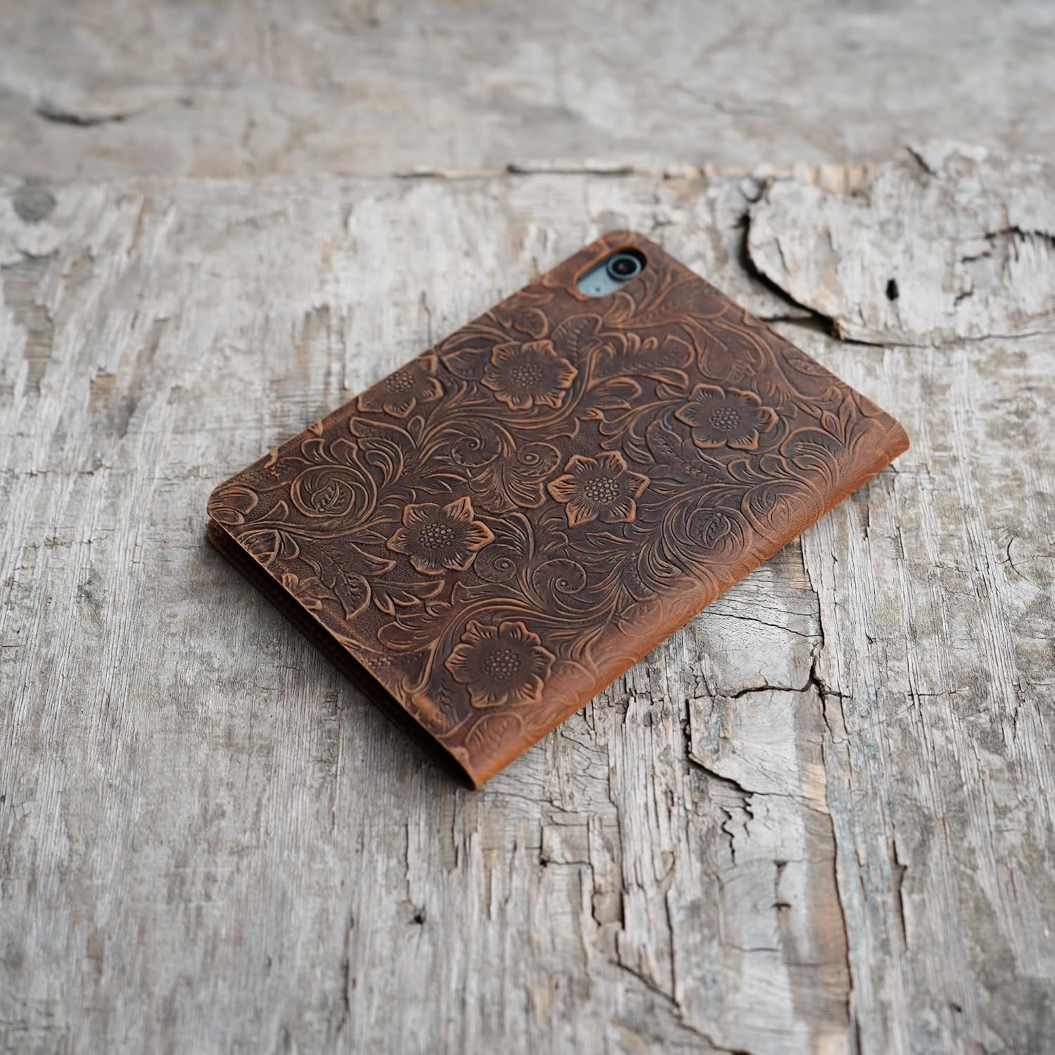 Handmade Genuine Leather Wallet Case for Apple ipad mini 6 7 air 2/11" ipad air 2025 Pro 12.9/ Tooled Cover/11” iPad prom4 /13'" ipad pro /13" ipad air/ipad a16