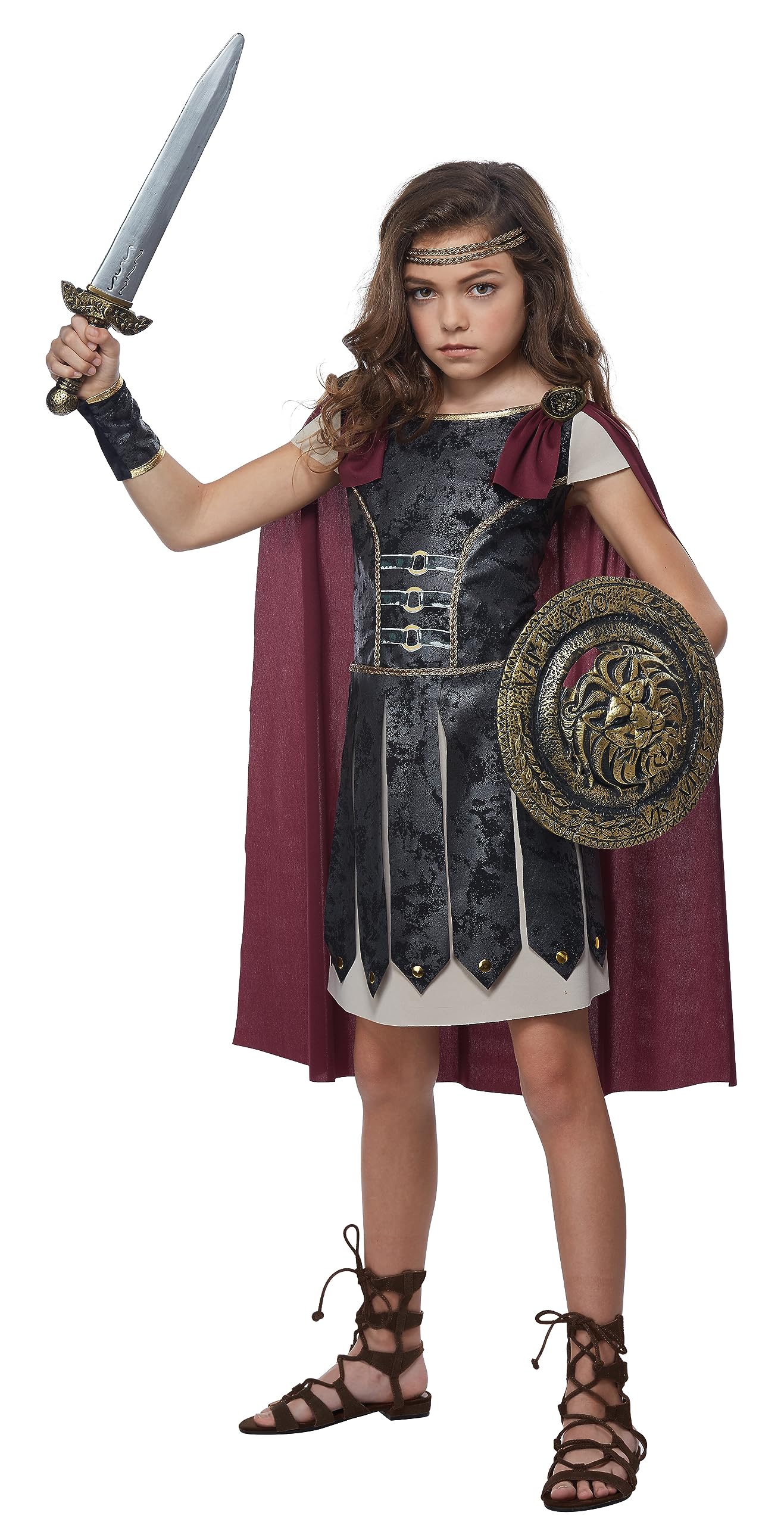 California Costumes Fearless Gladiator Girls Medium