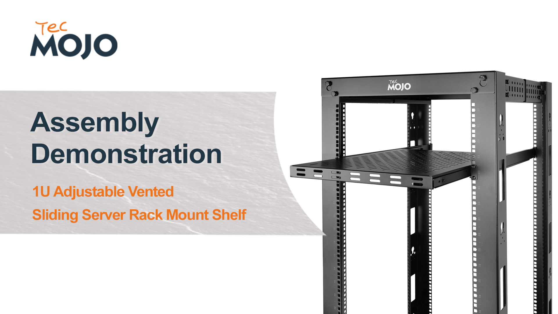 Amazon.com: Tecmojo 1U Sliding Rack Shelf,4-Post Vented Rack Mount