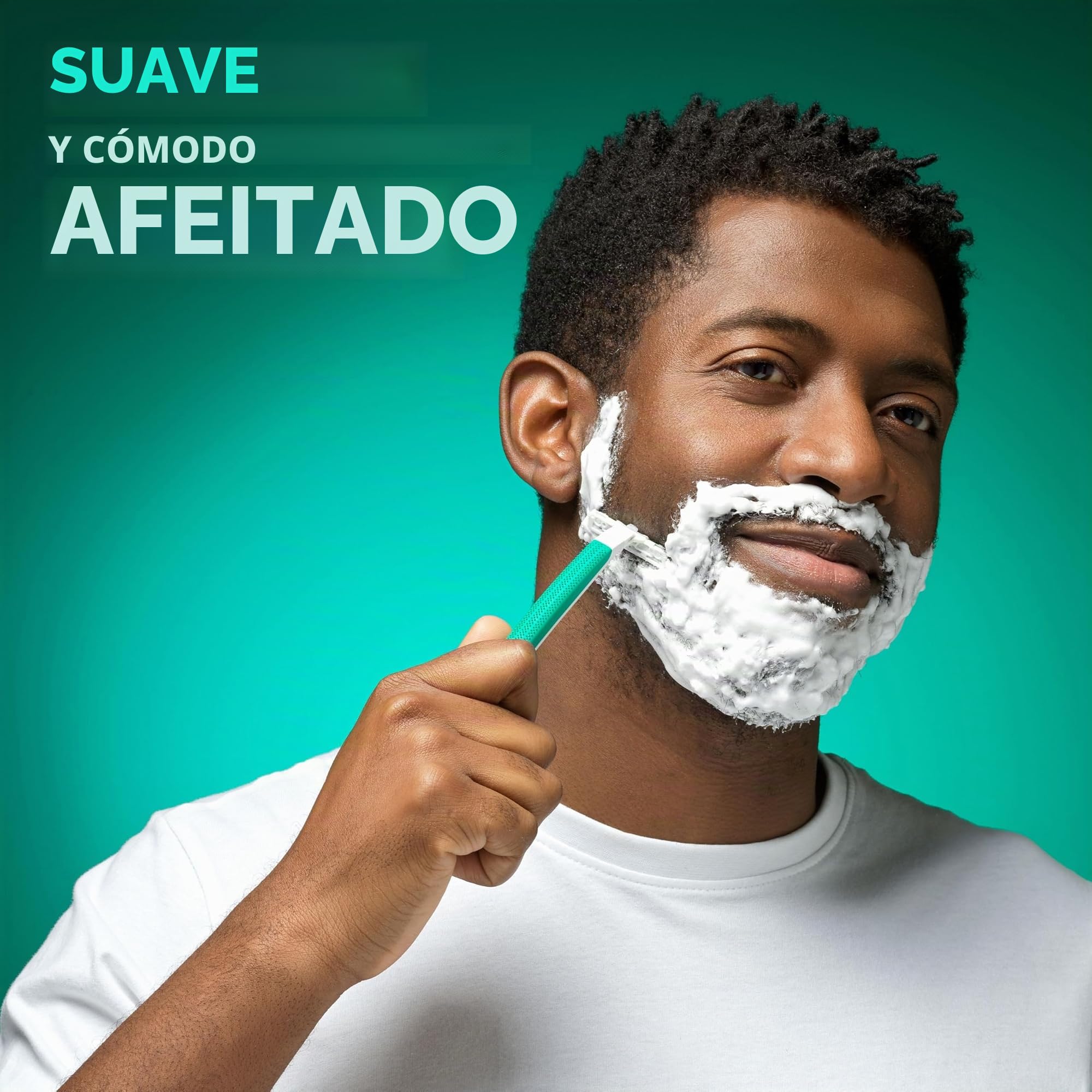 Wilkinson Sword Extra 2 Sensitive - 20 Maquinillas de Afeitar Desechables de 2 Hojas para Hombre, Mango Antideslizante y Botón de Limpieza