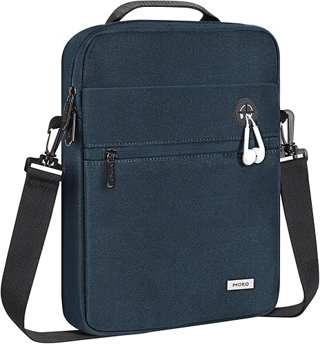 MoKo Bolsa para tablet de 9 a 11 pulgadas, funda protectora de transporte de 360 para iPad Air 54th 10.9, iPad Pro de 11 pulgadas, iPad 987th 10.2,