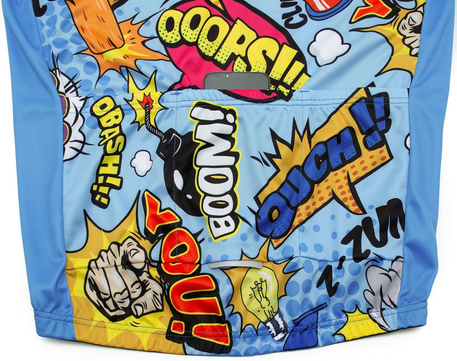 Men's Cycling Jersey Long Sleeve Biking Shirt with 3 Rear Pockets Breathable Quick Dry Bicycle Jersey - Image 6