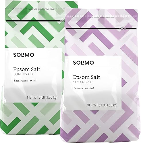 Tienda Brand Solimo - Esencia para remojar sal Epsom con aroma a lavanda