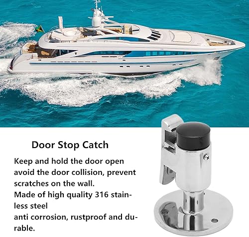 Miniatura 2 de Fydun - Tope para puerta de barco, tope de puerta, soporte de acero inoxidable 316 para yate marino, autocaravana