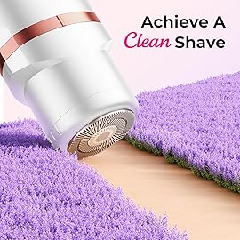 Bikini Trimmer for Women Pubic Hair: 2 in 1 Electric Razors for Women - Rechargeable Electric Shaver - IPX7 Waterproof Lady Shaver for Travel & Shower Use in Summer (White)