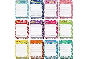 24 Pcs Inspirational Sticky Notes for Women, Nurse, Teacher, School, Office (Colorful, Appreciation)