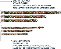 Vista 3 de Buckle-Down Collar de perro con hebilla de cinturón de seguridad, apilado de cómics retro de Marvel, 1.5 pulgadas de ancho, se adapta a cuello de 18