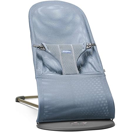 Amazon ベビービョルン 日本正規品保証付 バウンサーbliss Air スレートブルー 1か月 ベビー マタニティ ベビー マタニティ 通販