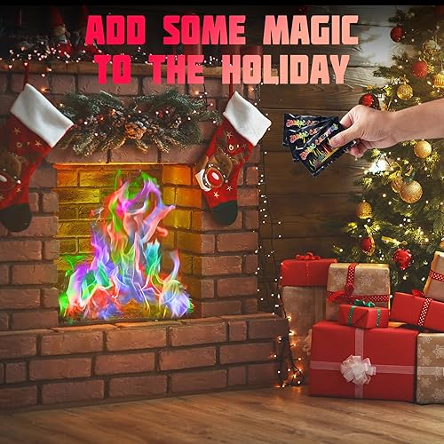 Miniatura 5 de HGD Paquete de 5 paquetes mágicos que cambian de color para fogatas, paquetes de color de fuego, paquetes de fuego de color mágico, paquetes de