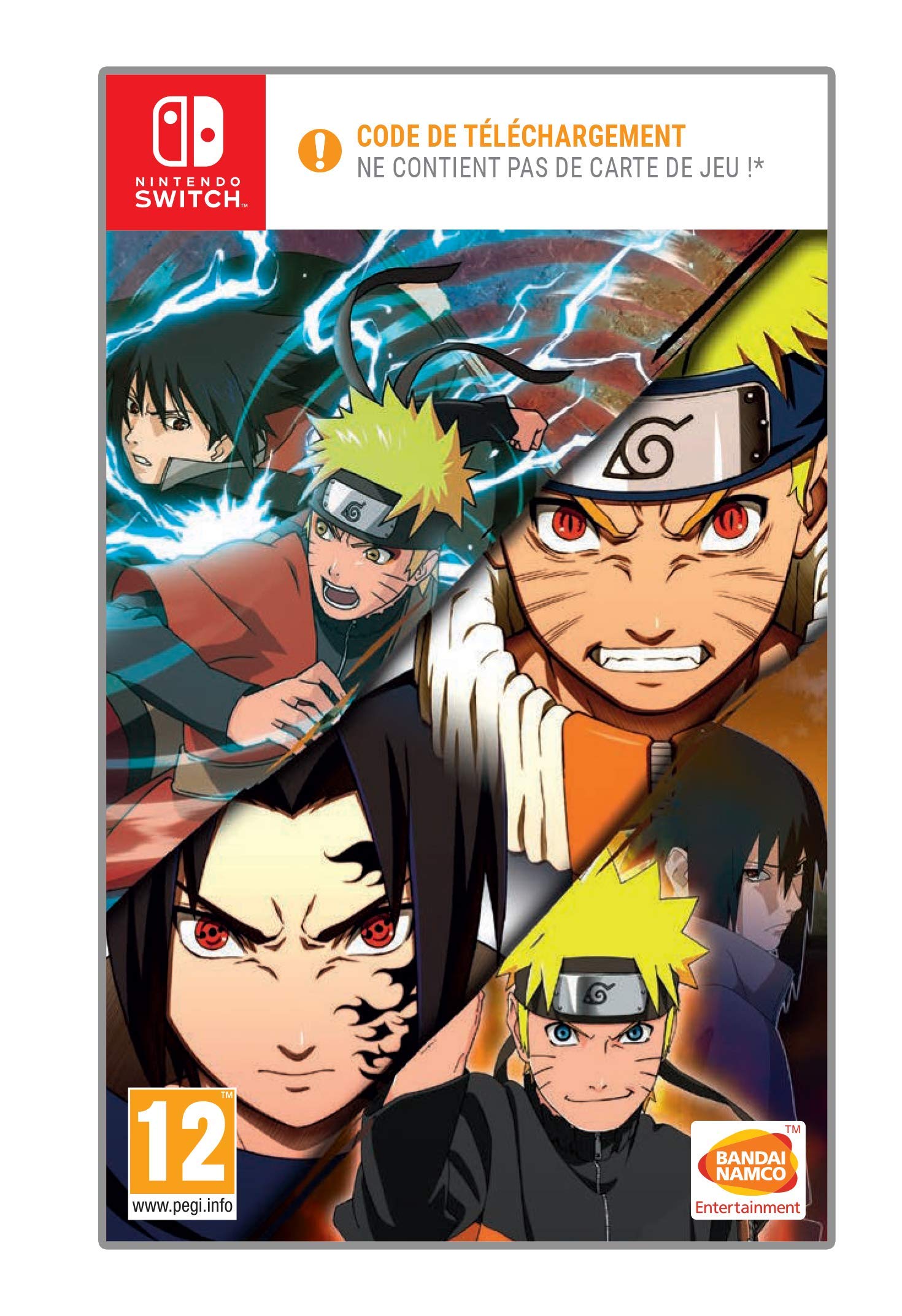 Naruto Ultimate Ninja Storm Trilogy (Code de téléchargement pour Switch dans la boîte - pas de disque)