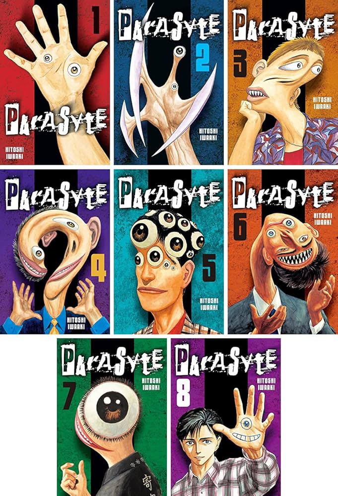 Parasyte Complete 8 book Collection Vol 1-8 by Iwaaki