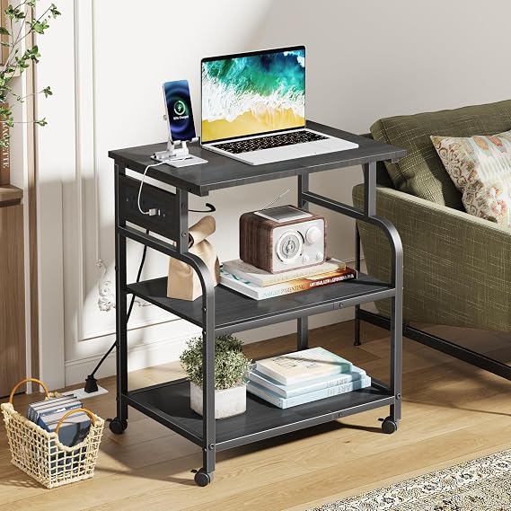 YAOHUOO Printer Stand with Power Outlet