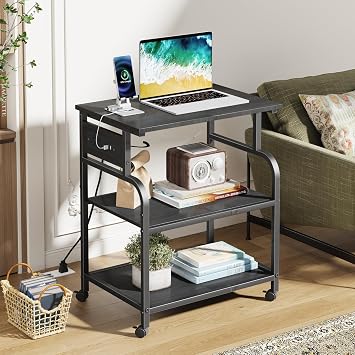 YAOHUOO Printer Stand with Power Outlet