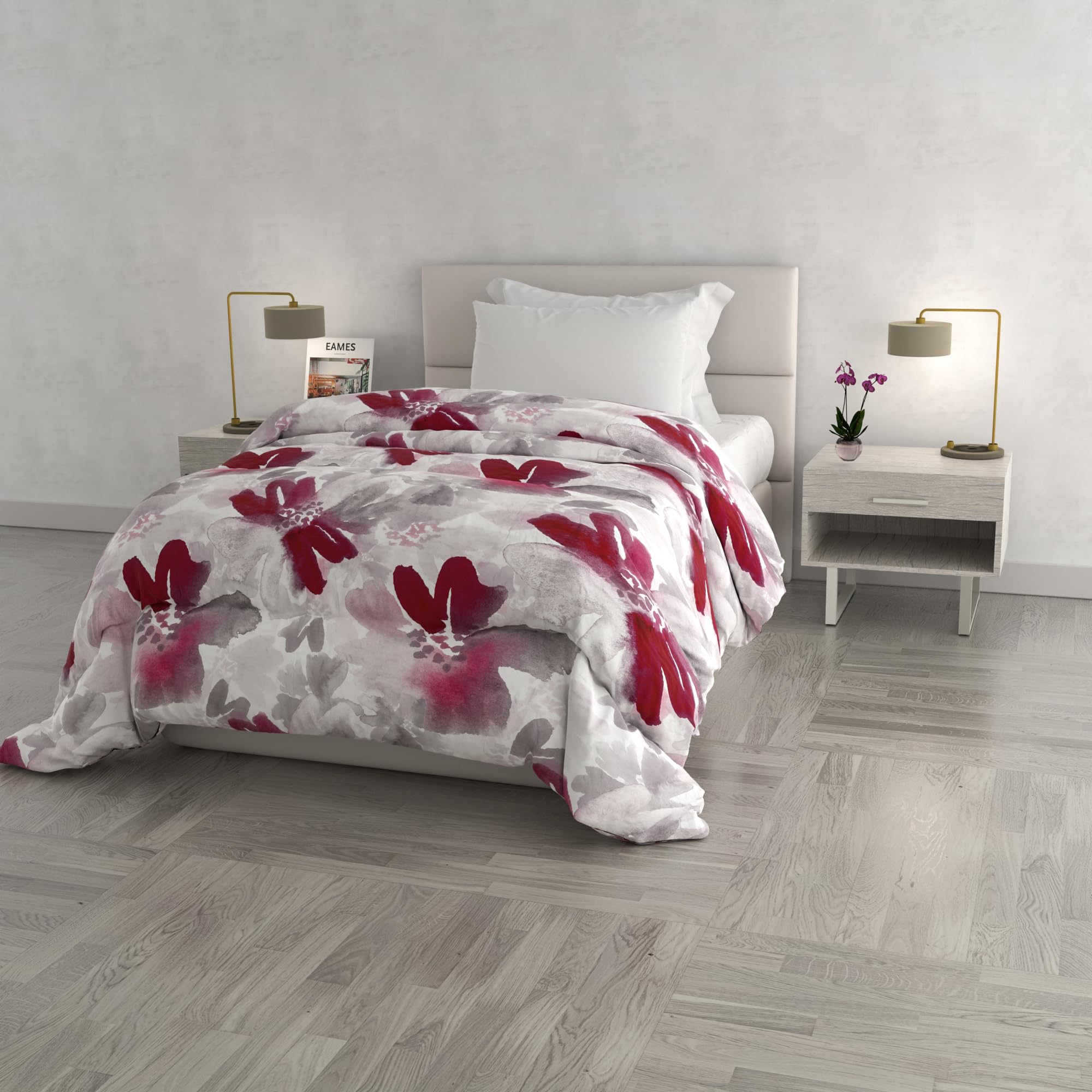 Italian Bed Linen Printed FASHION winter quilt, polyester, Passion, 220x260cm