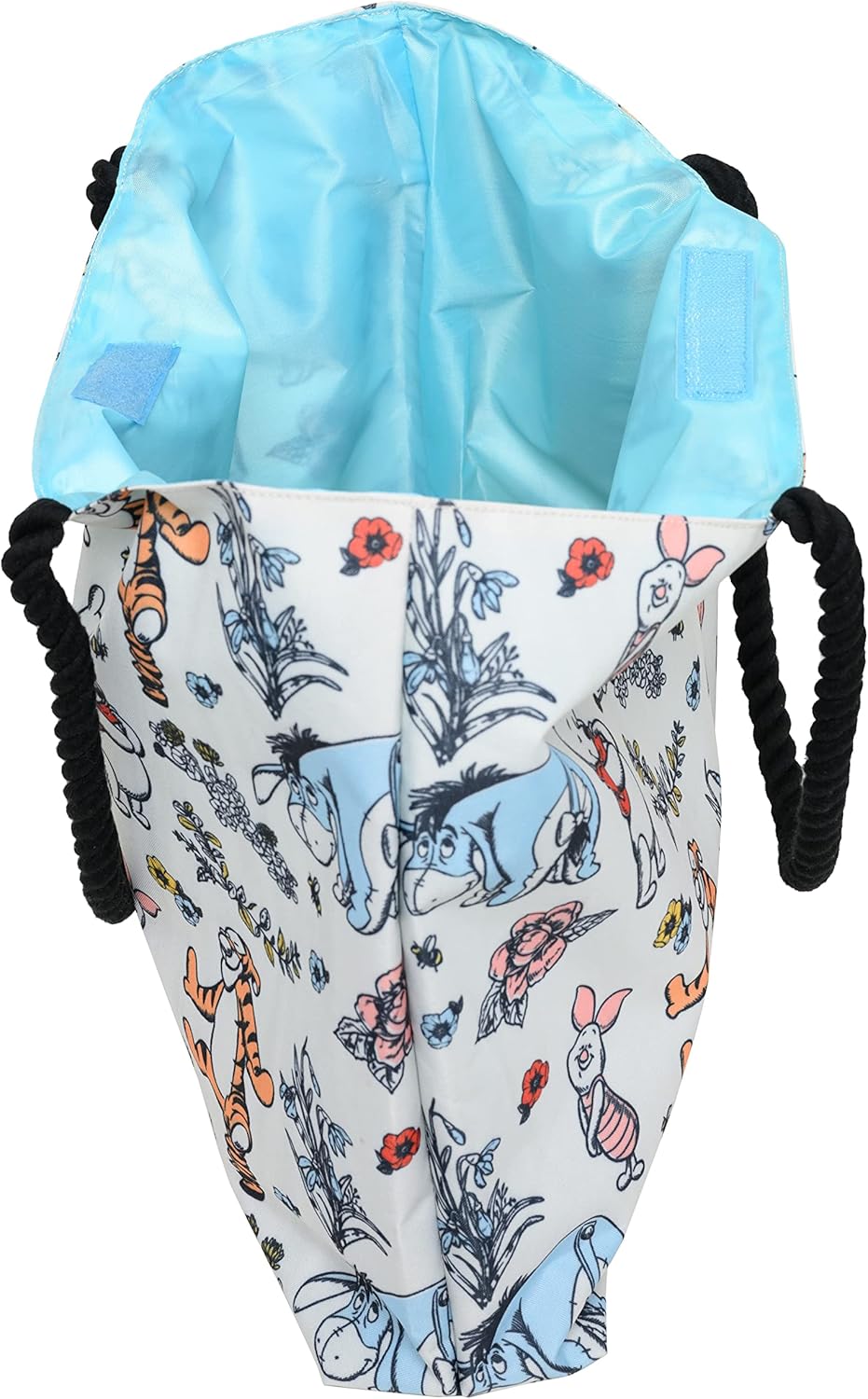 Disney Winnie the Pooh Tote Women Eeyore Piglet Tigger Floral Print Shoulder Bag - Image 5